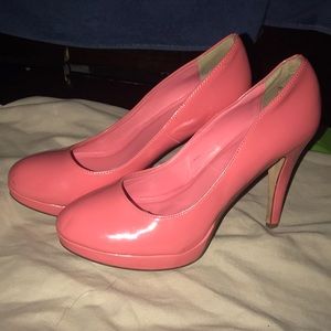 Pink high heels